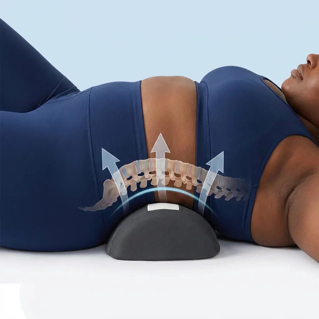 Sculpt Touch Ultimate Lumbar Support Pillow - Ergonomic Memory Foam Orthopedic Pillow for BBL Recovery & Long Sitting Support - Zoned for Comfort & Spinal Alignment
