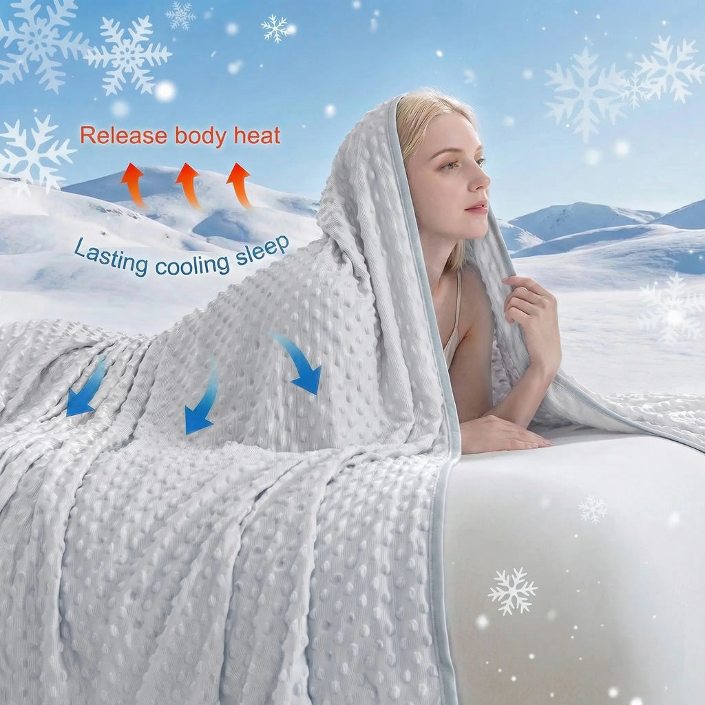 【Weekly Deals】Cooling Blanket Queen Size – Lightweight & Breathable Summer Blanket for Hot Sleepers & Night Sweat, Soft Rayon from Bamboo, Oversized Cooling Cover for Bed Couch, Comfy Bedding Gift for Men Women Teens silky soft blankets,