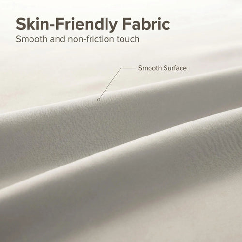 Bedsum 2-Pack Ultra Soft Brushed Pillowcases - Hotel Quality, Breathable Soft Bedding, Hypoallergenic Double-Sided Warm Flat Weave Fabric, Envelope Closure, Wrinkle Resistant, Snug Fit, Durable, Machine Washable, Fresh Post-Laundry Look