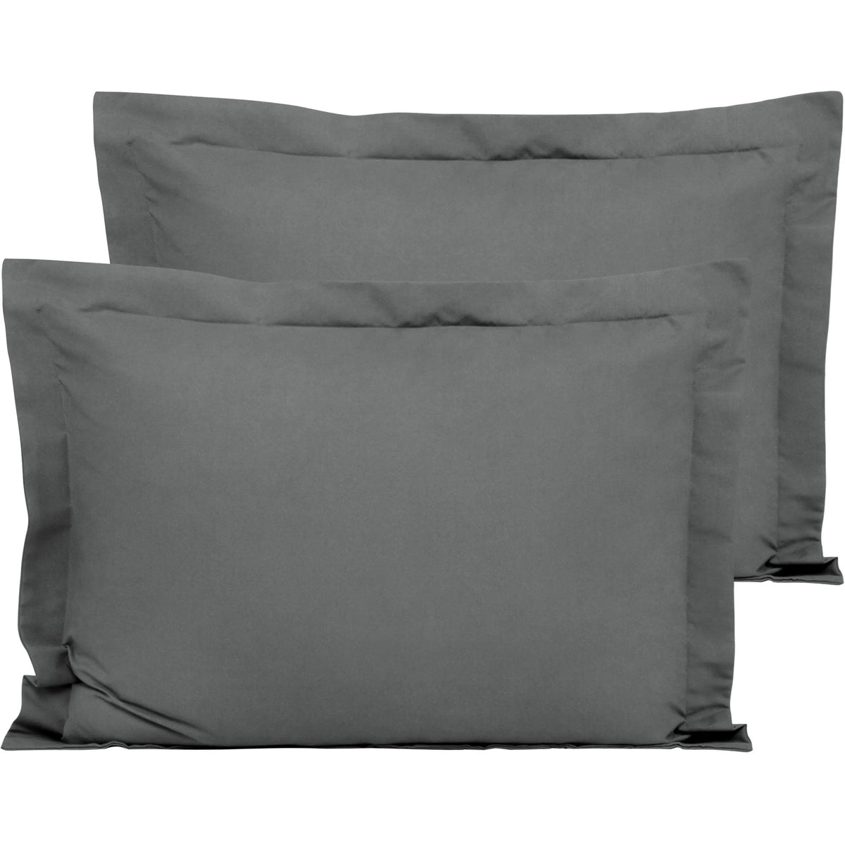 Bedsum 2-Pack Ultra Soft Brushed Pillowcases - Hotel Quality, Breathable Soft Bedding, Hypoallergenic Double-Sided Warm Flat Weave Fabric, Envelope Closure, Wrinkle Resistant, Snug Fit, Durable, Machine Washable, Fresh Post-Laundry Look