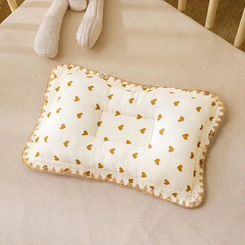 2026 New Arrival Heart Pattern Soft Lightweight Pillow - Soft Cushion, Breathable Skin-Friendly, Fluorescent-Free Safe Sleep Pillow for Indoor Recreation