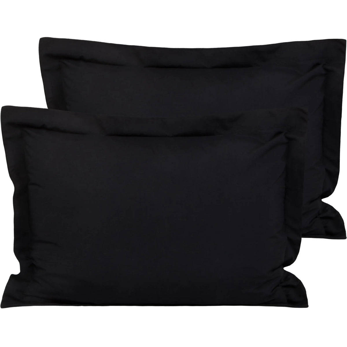 Bedsum 2-Pack Ultra Soft Brushed Pillowcases - Hotel Quality, Breathable Soft Bedding, Hypoallergenic Double-Sided Warm Flat Weave Fabric, Envelope Closure, Wrinkle Resistant, Snug Fit, Durable, Machine Washable, Fresh Post-Laundry Look