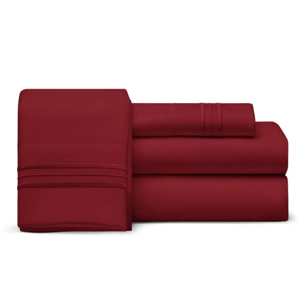 Split California King Sheets 1800 Thread Count Ultra Comfort Deep Pocket Softest in the World