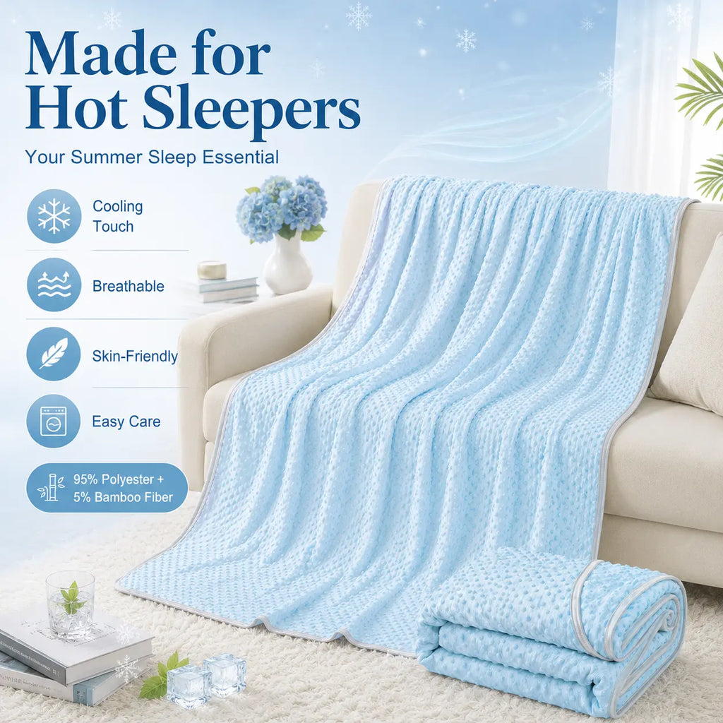 【Weekly Deals】Cooling Blanket Queen Size – Lightweight & Breathable Summer Blanket for Hot Sleepers & Night Sweat, Soft Rayon from Bamboo, Oversized Cooling Cover for Bed Couch, Comfy Bedding Gift for Men Women Teens silky soft blankets,
