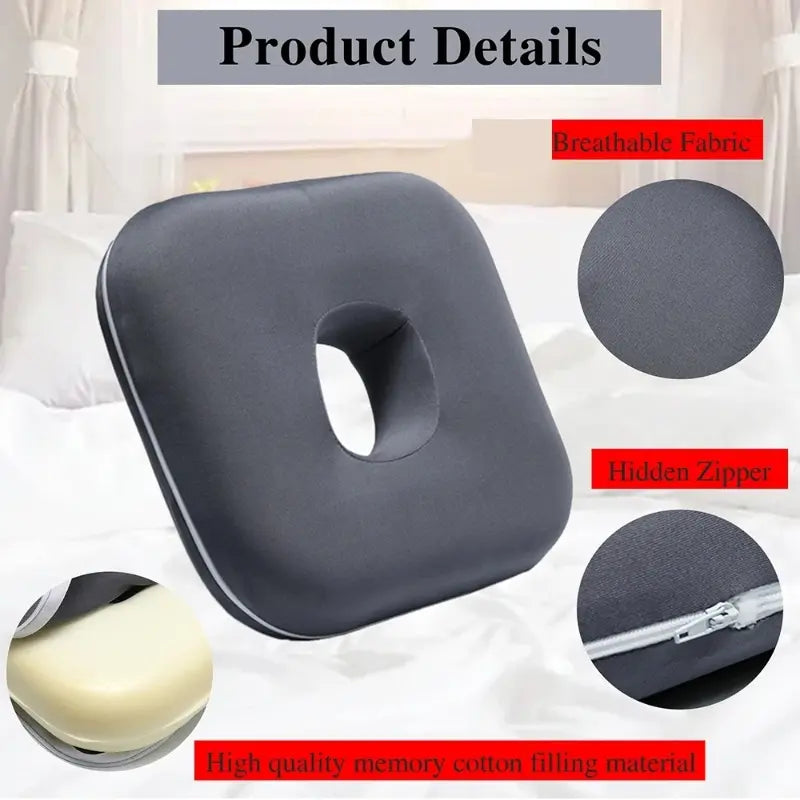 Ear Piercing Pillow for Side Sleepers---CNH and Ear Pain Ear Inflammation，with an Ear Hole Sleeping Pillow, Ear Guard Pillow, Sleeping Gear