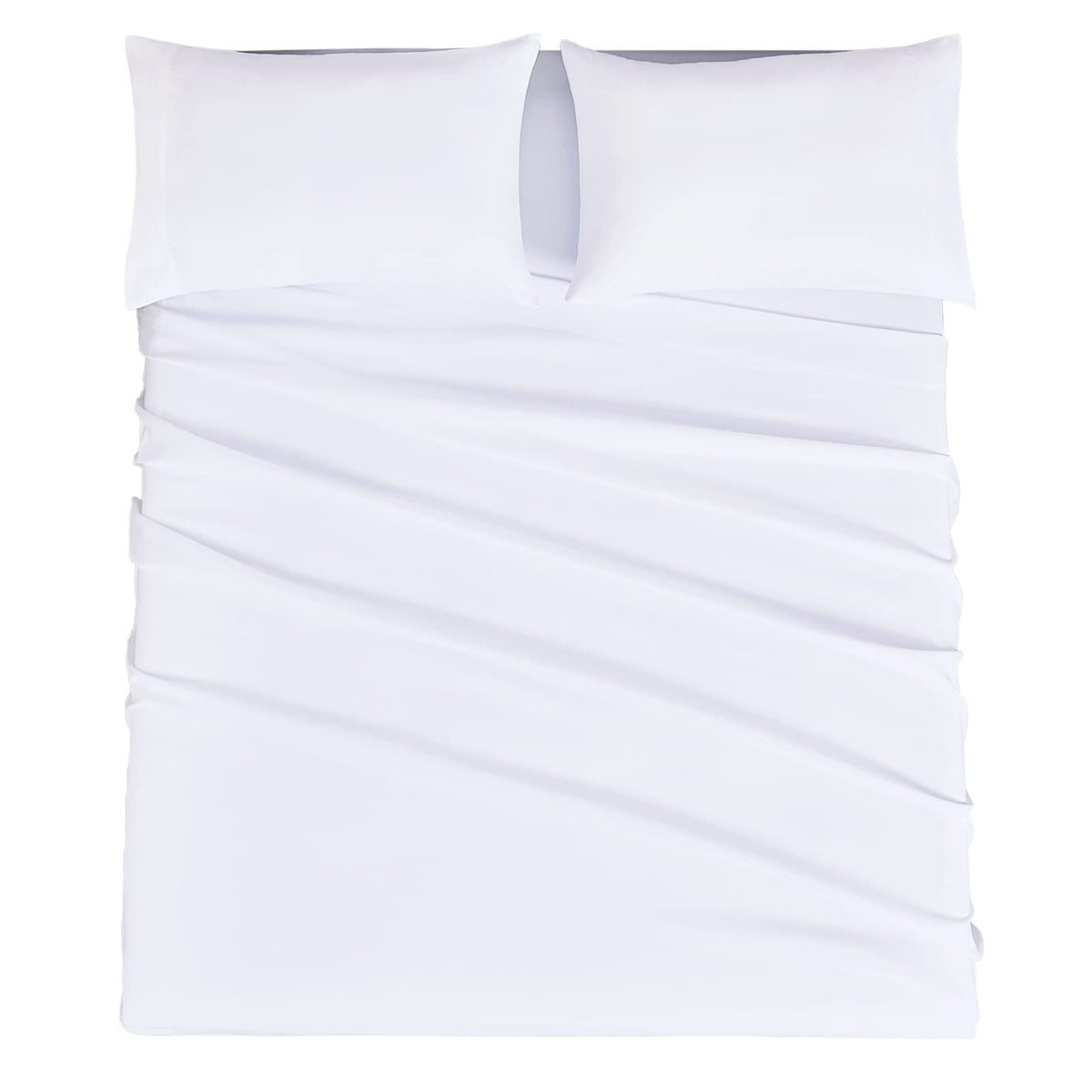 Mejoroom Queen Size Sheet Set - Hotel Luxury 1800 Bedding Sheets & Pillowcases - Deep Pocket Fitted Sheet, Soft, Breathable, Wrinkle & Fade Resistant - 4 Piece (Queen, Blush Pink)