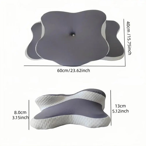 A cervical pillow that conforms to ergonomics, with slow rebound support, breathable and cool fabric, and machine washable pillowcase, suitable for side sleeping, back sleeping, and prone sleeping, providing gentle cervical comfort