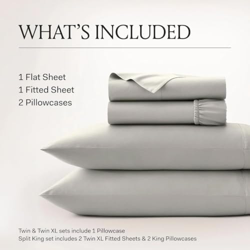 BOLL & BRANCH Signature Hemmed Sheet Set, King, Shore