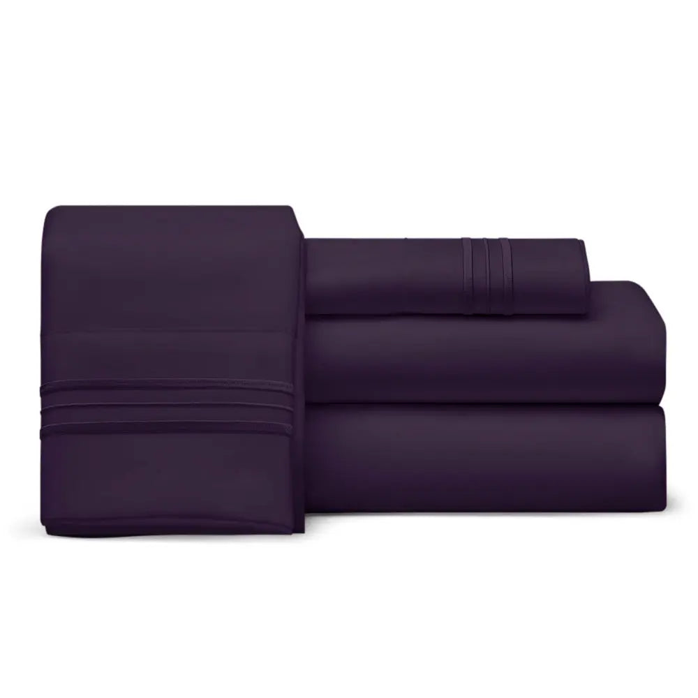 Split California King Sheets 1800 Thread Count Ultra Comfort Deep Pocket Softest in the World