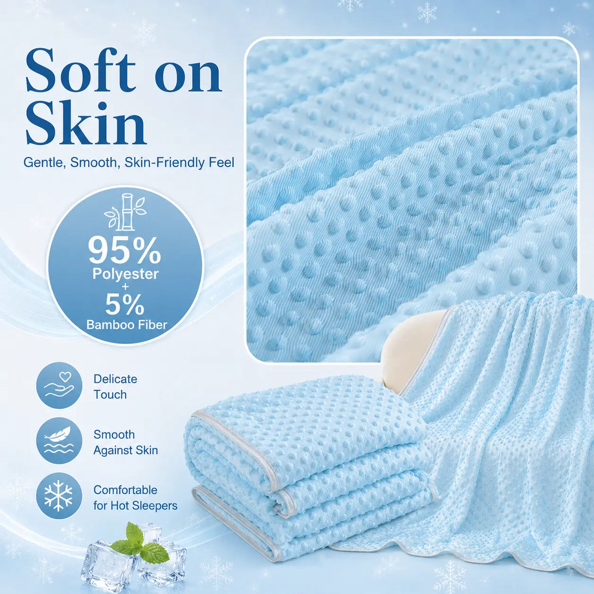 【Weekly Deals】Cooling Blanket Queen Size – Lightweight & Breathable Summer Blanket for Hot Sleepers & Night Sweat, Soft Rayon from Bamboo, Oversized Cooling Cover for Bed Couch, Comfy Bedding Gift for Men Women Teens silky soft blankets,