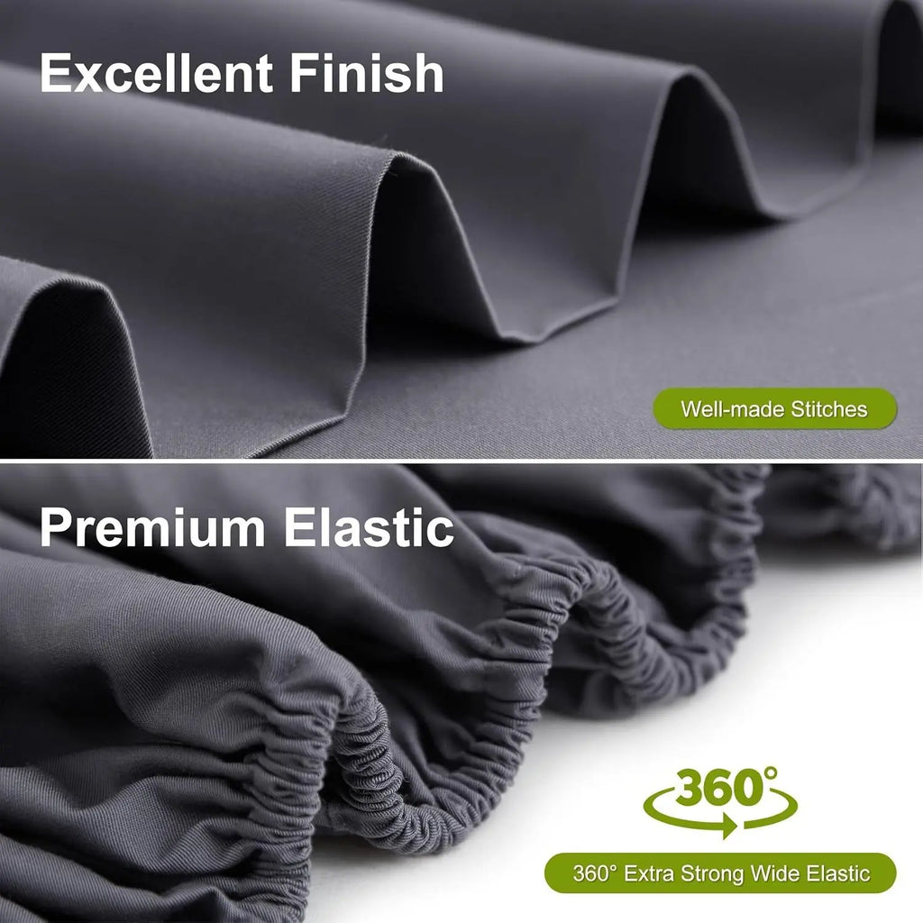 Soft Bamboo Sheets Twin/Full/Queen/King Size - Cooling Bamboo Bed Sheets for Hot Sleepers, Breathable & Moisture Wicking, Hotel Luxury Bedding Set with Deep Pockets