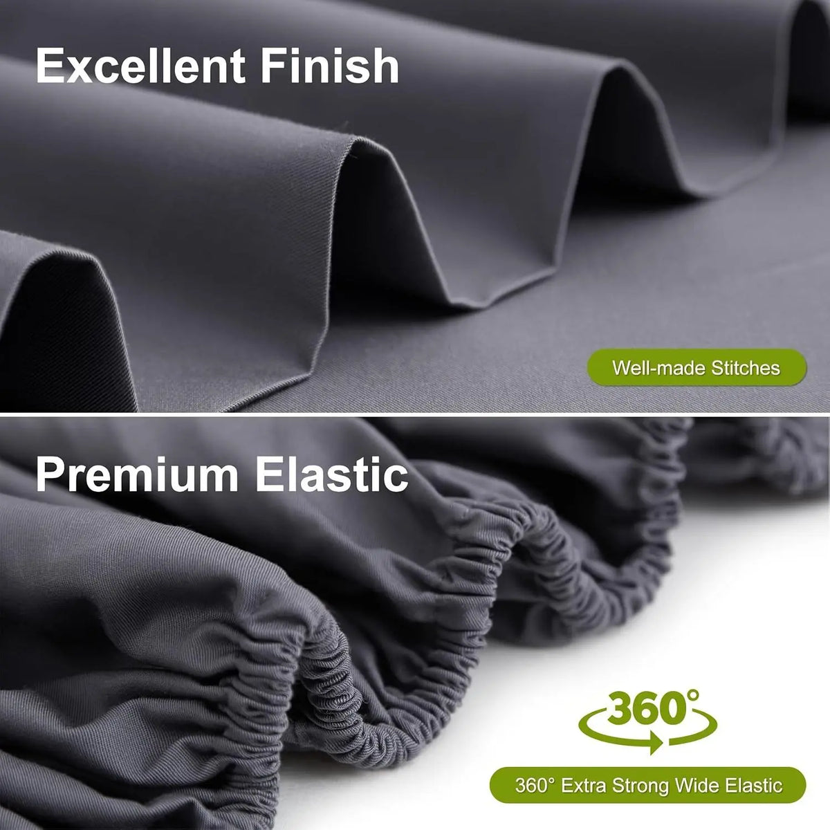 Soft Bamboo Sheets Twin/Full/Queen/King Size - Cooling Bamboo Bed Sheets for Hot Sleepers, Breathable & Moisture Wicking, Hotel Luxury Bedding Set with Deep Pockets