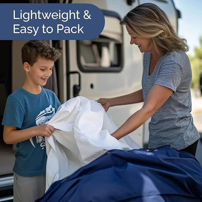 CGK | RV Sheet Set - (Short Queen) 60 X 75 - 4 Piece RV Queen Bed Sheets - Ultra Soft, Breathable & Cooling - Designed for Bunks, Trailers & Camper - Fits 8” to 12" Mattress - Hotel Luxury Bedding