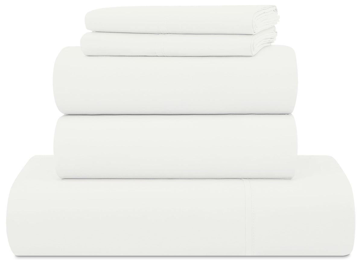 UGG Hedi King Size Sheets Set, Luxury Cooling Sheets, 4-Piece, Grey