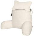 SLIGUY Reading Pillow for Sitting in Bed Couch Adult, Back Pillow with arm Support and Pockets, Adult Back Pillow Bed Chair for Bed Rest, Reading, Watching TV, Gaming for Boys and Girls Dark Grey
