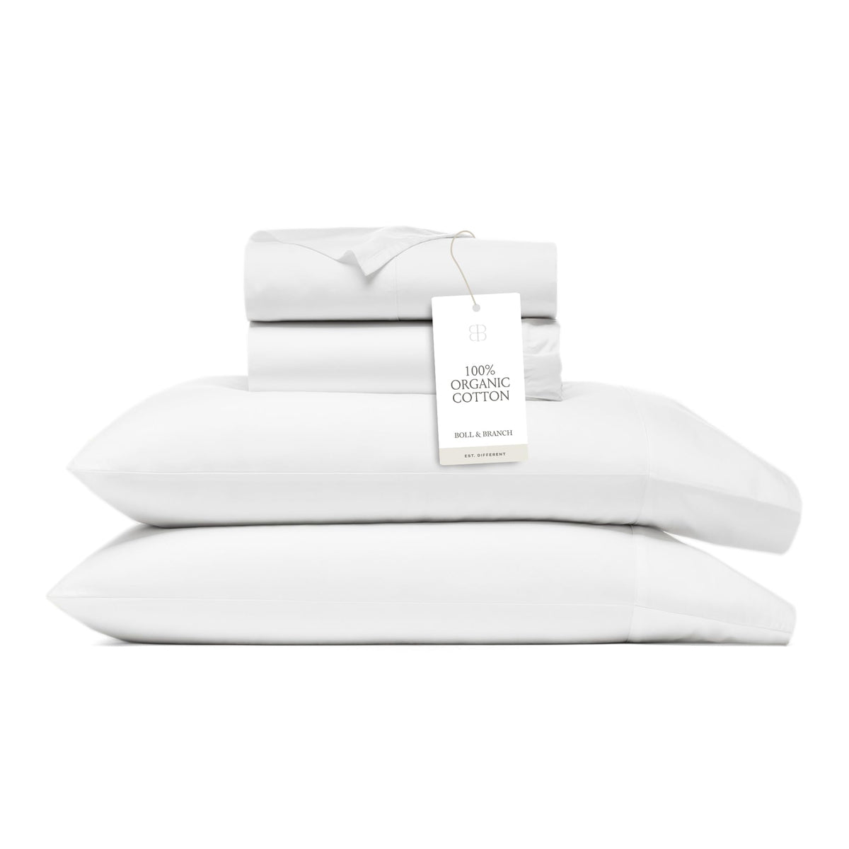 BOLL & BRANCH Signature Hemmed Sheet Set, King, Shore