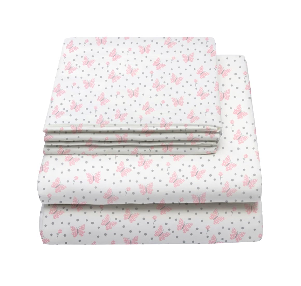 Full Sheets Set Kids Boys/Girls, Bed Sheets Kids, Cute Bed Sheet, Includes Flat, Fitted and 2 Pillowcases, 4 Piece