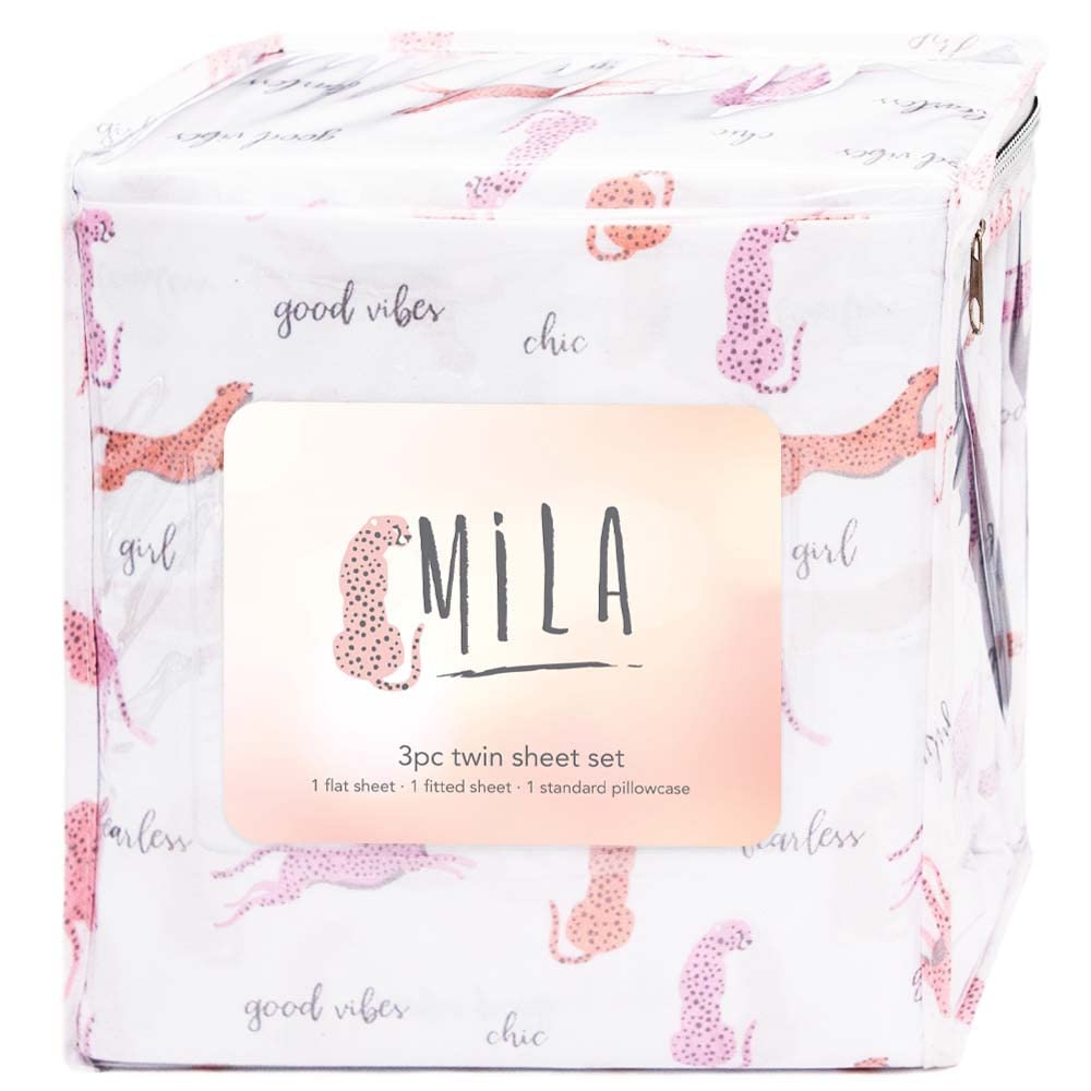 Full Sheets Set Kids Boys/Girls, Bed Sheets Kids, Cute Bed Sheet, Includes Flat, Fitted and 2 Pillowcases, 4 Piece