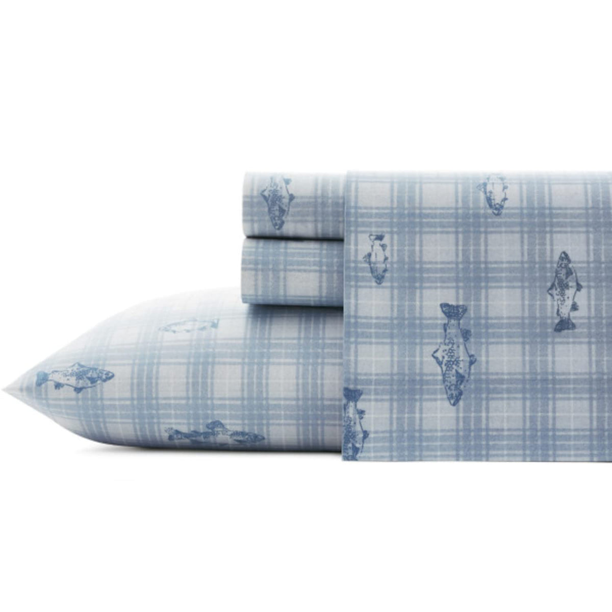 Eddie Bauer - Twin Size Sheet Set with Fitted Sheet & Pillowcase