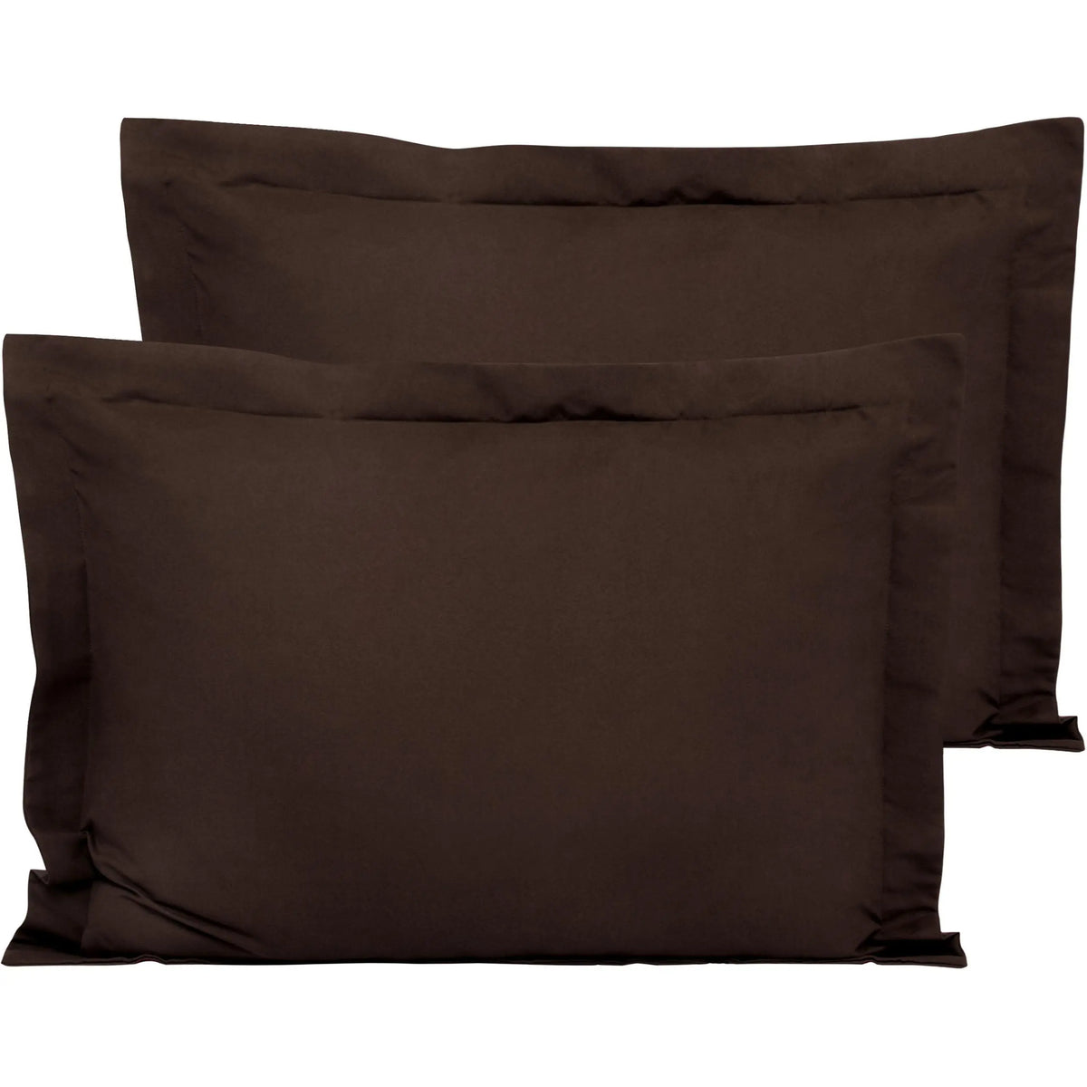 Bedsum 2-Pack Ultra Soft Brushed Pillowcases - Hotel Quality, Breathable Soft Bedding, Hypoallergenic Double-Sided Warm Flat Weave Fabric, Envelope Closure, Wrinkle Resistant, Snug Fit, Durable, Machine Washable, Fresh Post-Laundry Look