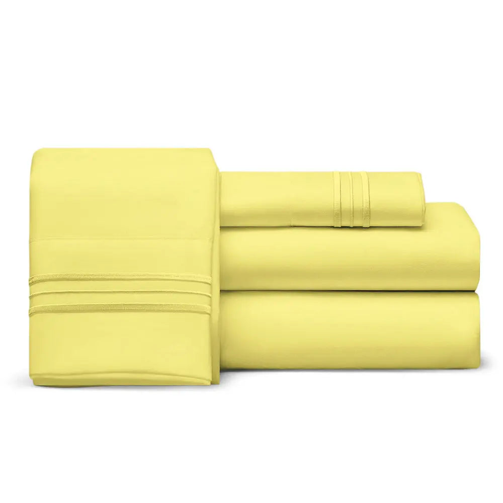 Split California King Sheets 1800 Thread Count Ultra Comfort Deep Pocket Softest in the World
