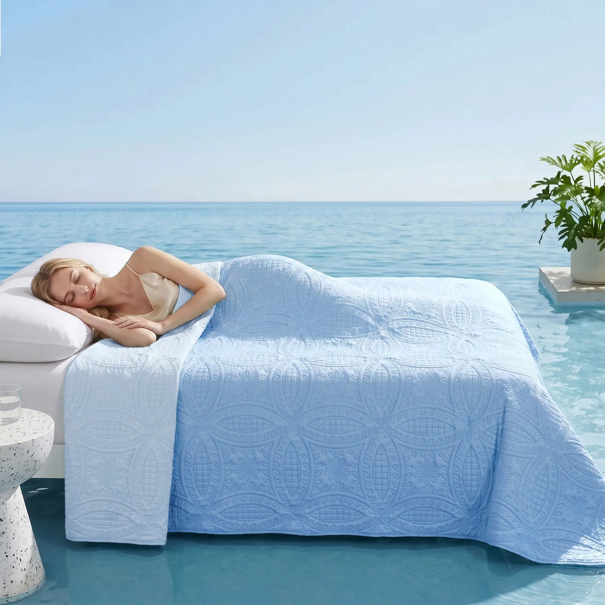 【Deals For You Days】1pc Summer Solid Color Thin  Soft Throw Blanket - Durable, Breathable, Skin-Friendly, Washable Bedding for Bedroom, Home Decor Blanket for Dorm Use