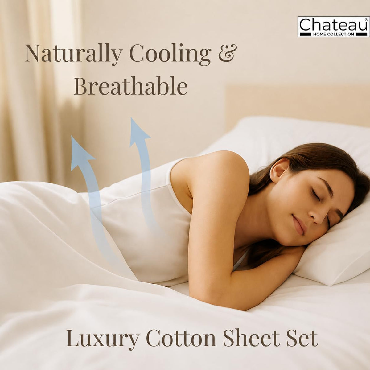 Queen Sheet Set, 400 Thread Count Bed Sheets Queen Size Set - French Blue