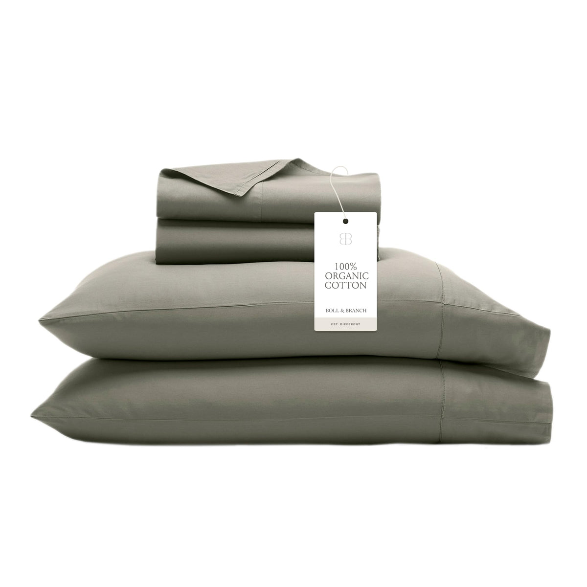 BOLL & BRANCH Signature Hemmed Sheet Set, King, Shore