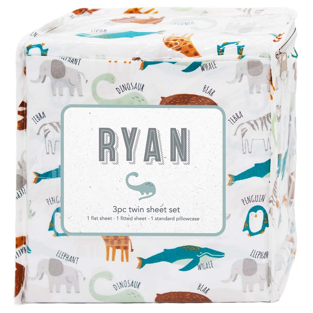 Full Sheets Set Kids Boys/Girls, Bed Sheets Kids, Cute Bed Sheet, Includes Flat, Fitted and 2 Pillowcases, 4 Piece