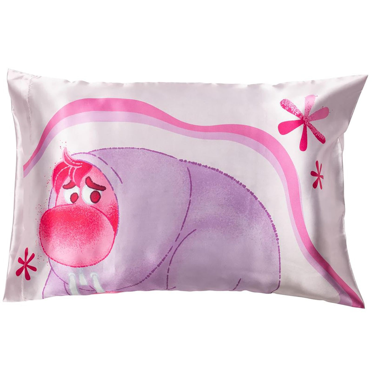 Jay Franco Satin Pillowcase - Standard Size 20x30 Inch Silky Soft Premium Pillow Cover, Blue - Harry Potter
