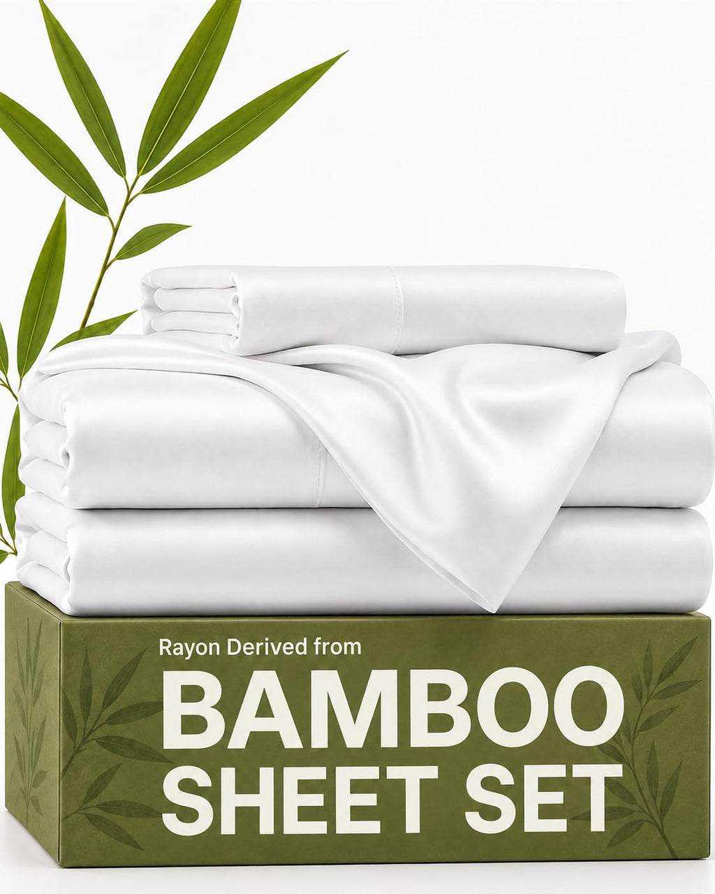 100% Rayon Derived from Bamboo - Bamboo Sheets Queen Size - Black