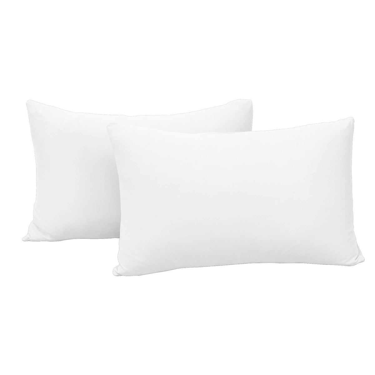 N&Y HOME Jersey Knit Pillow Cases Standard/Queen Set of 2, Light Gray