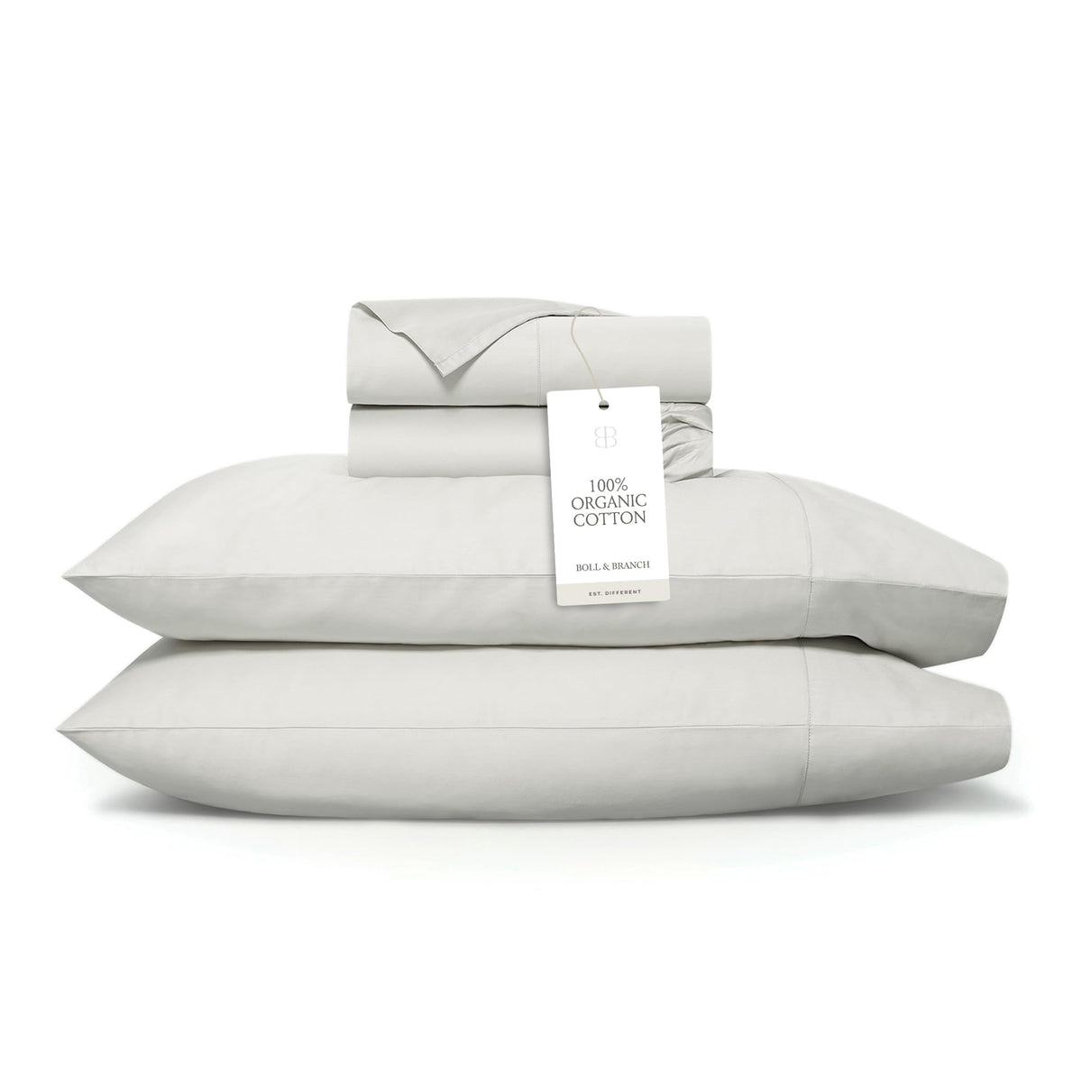 BOLL & BRANCH Signature Hemmed Sheet Set, King, Shore
