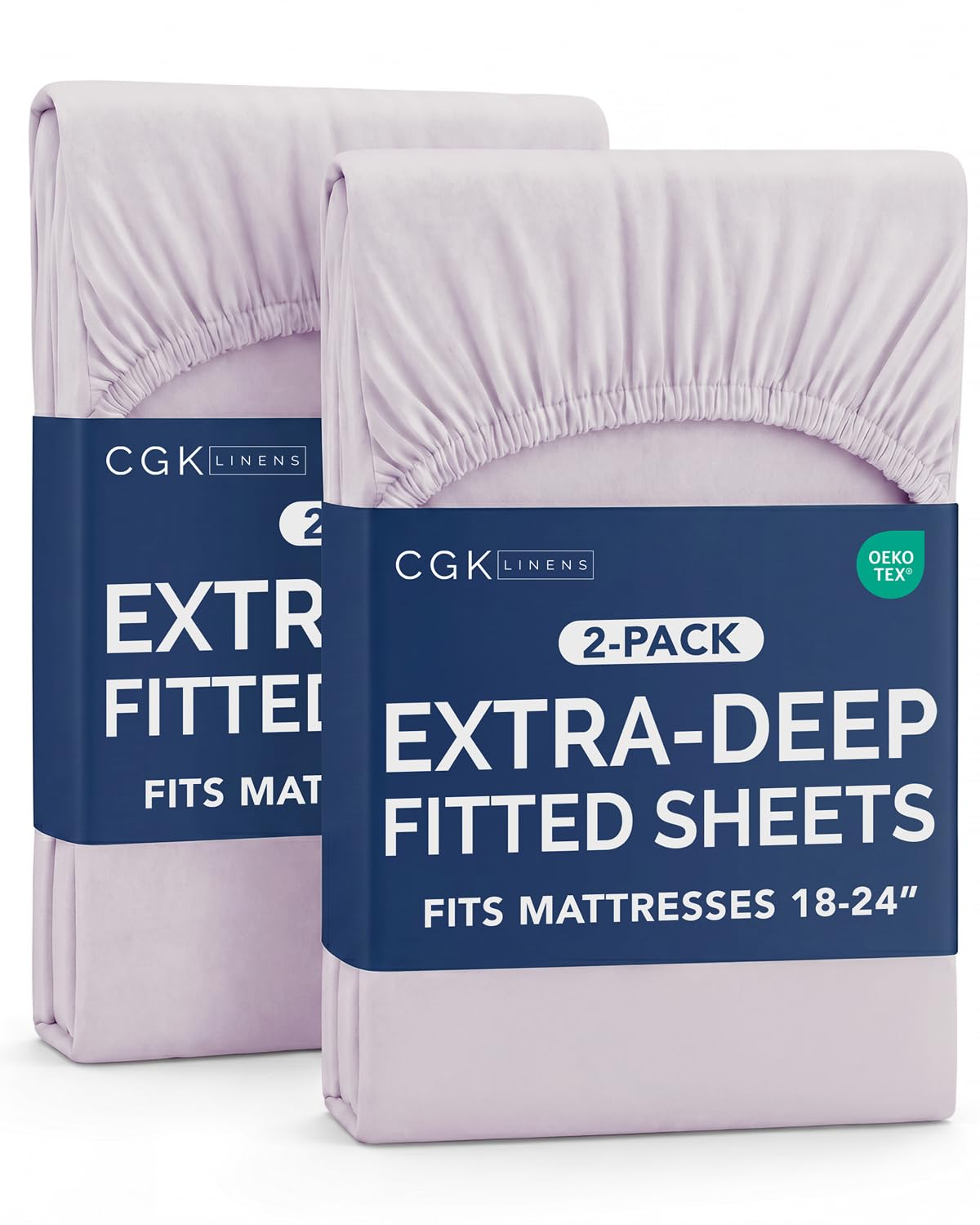 CGK Extra Deep Queen Single Fitted Sheet Only - Brown