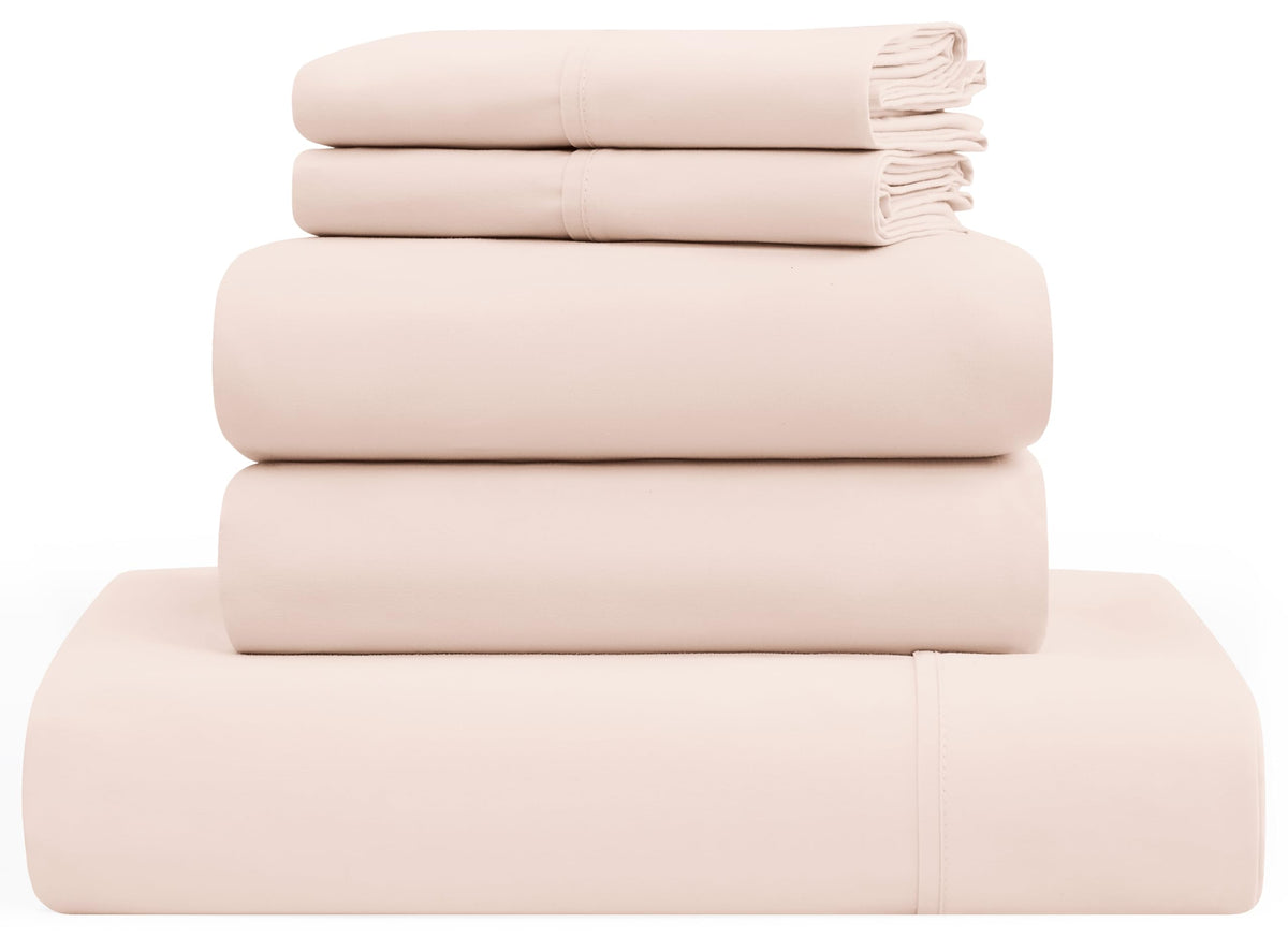 UGG Hedi King Size Sheets Set, Luxury Cooling Sheets, 4-Piece, Grey