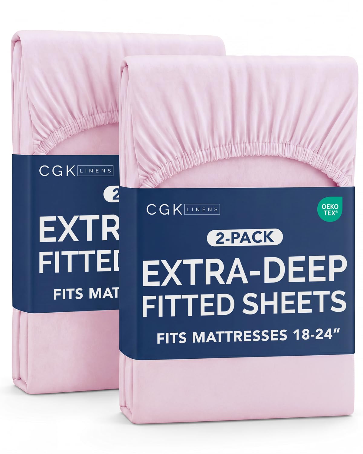 CGK Extra Deep Queen Single Fitted Sheet Only - Brown