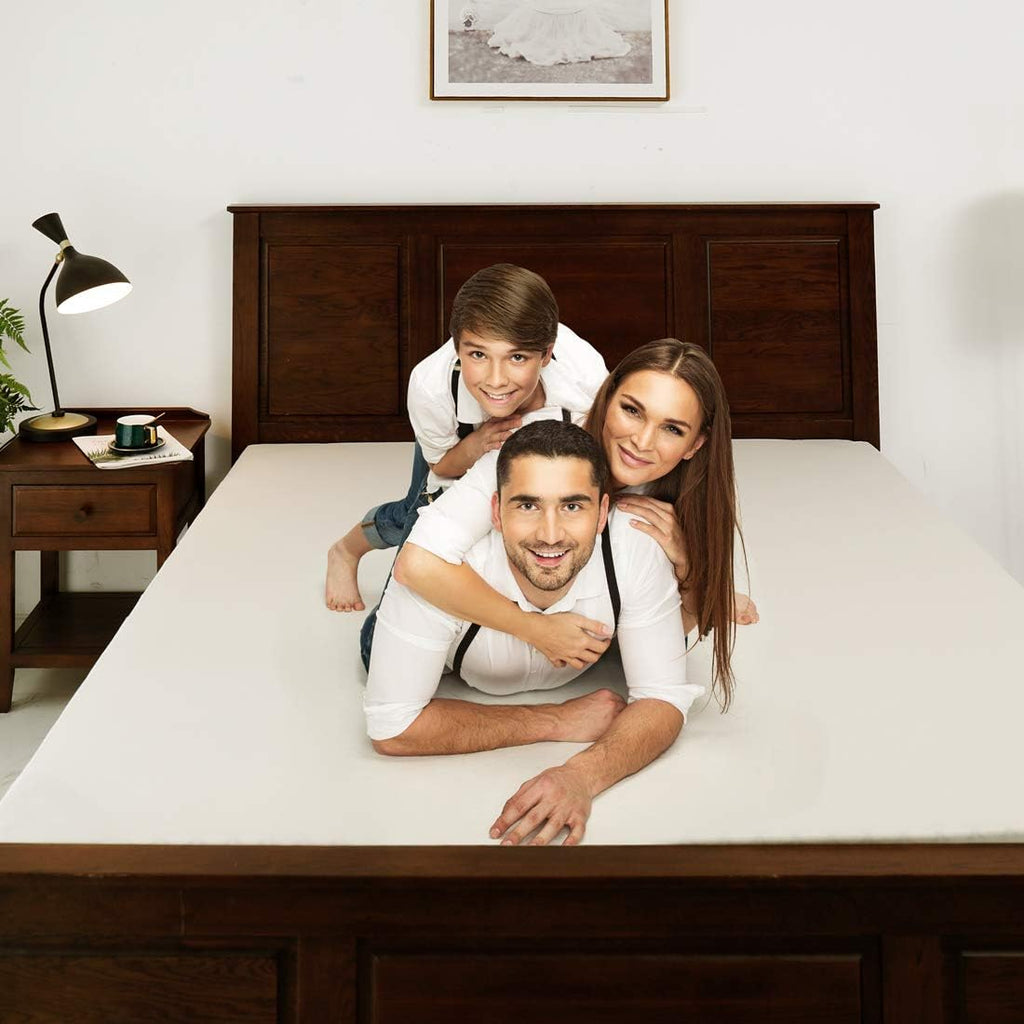 Fitted Sheet- COSMOPLUS King Fitted Sheet Only（No Flat Sheet or Pillow Shams）,4 Way Stretch Micro-Knit,Snug Fit,Wrinkle Free,for Standard Mattress and Air Bed Mattress from 8” Up to 14”,Beige