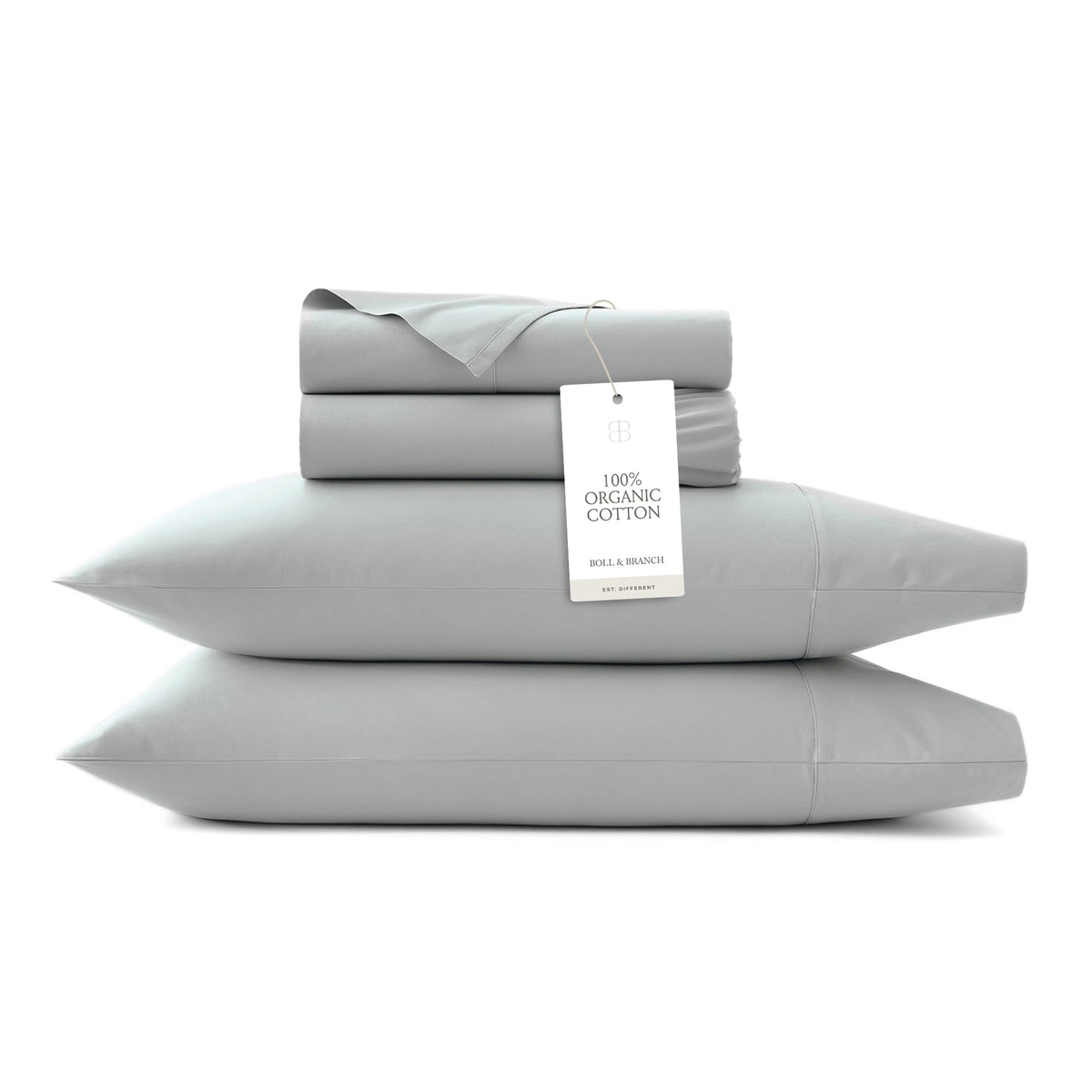 BOLL & BRANCH Signature Hemmed Sheet Set, King, Shore