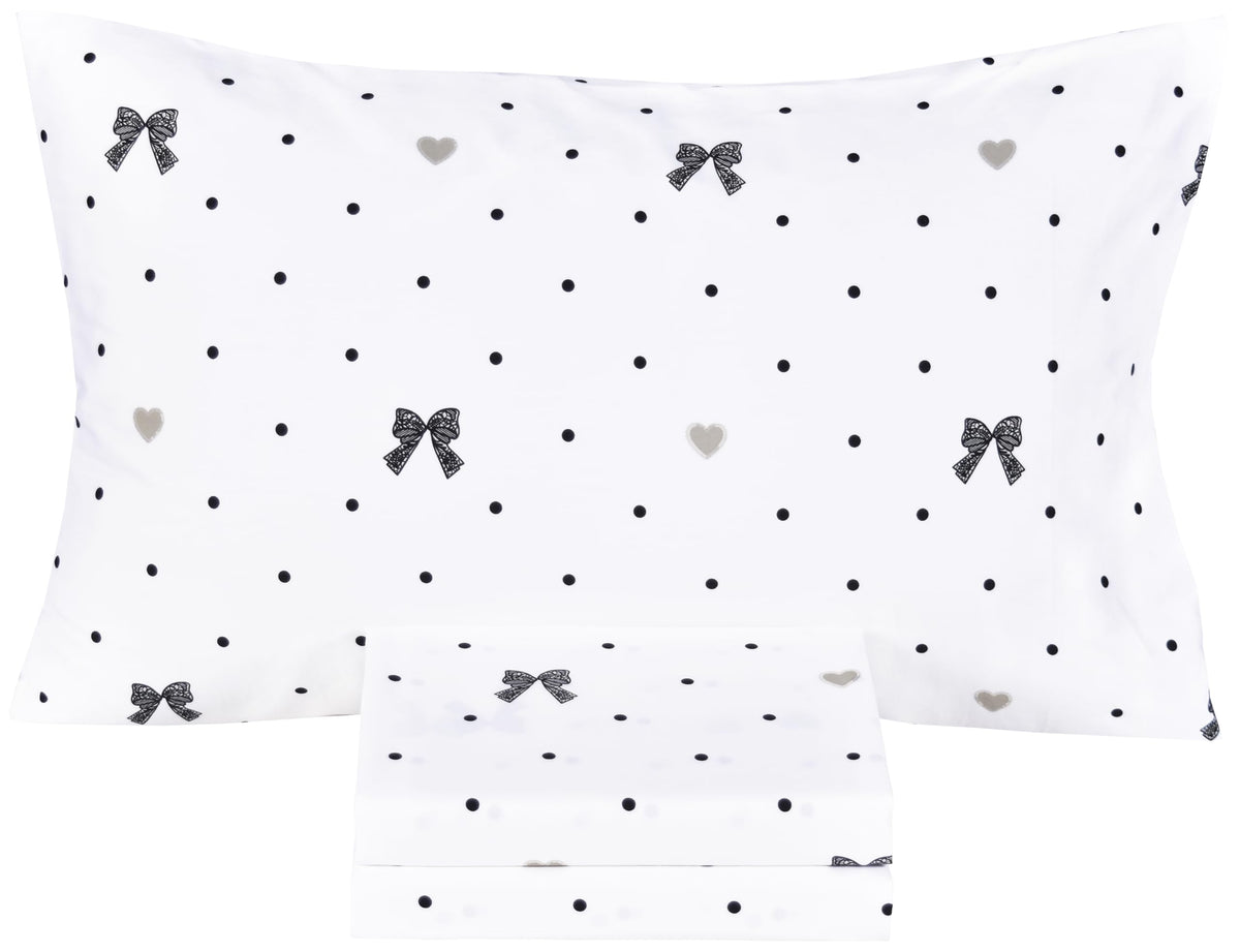 Scientific Sleep Moon & Stars Boys Girls 100% Cotton 3 Pcs Twin Bed Sheet Set Kids Toddler Teen, Flat Sheet & Fitted Sheet & Pillowcase Kids Bedding Set