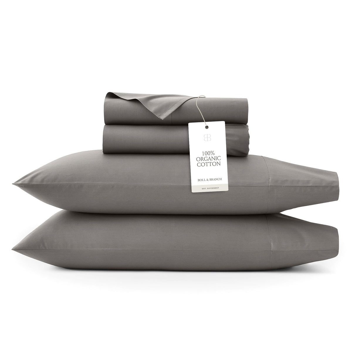 BOLL & BRANCH Signature Hemmed Sheet Set, King, Shore