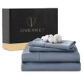 1000 Thread Count Egyptian Cotton Sheets Queen Size Set 4PCS Sateen Weave Soft Breathable 16-Inch Deep Pocket（Queen,White）