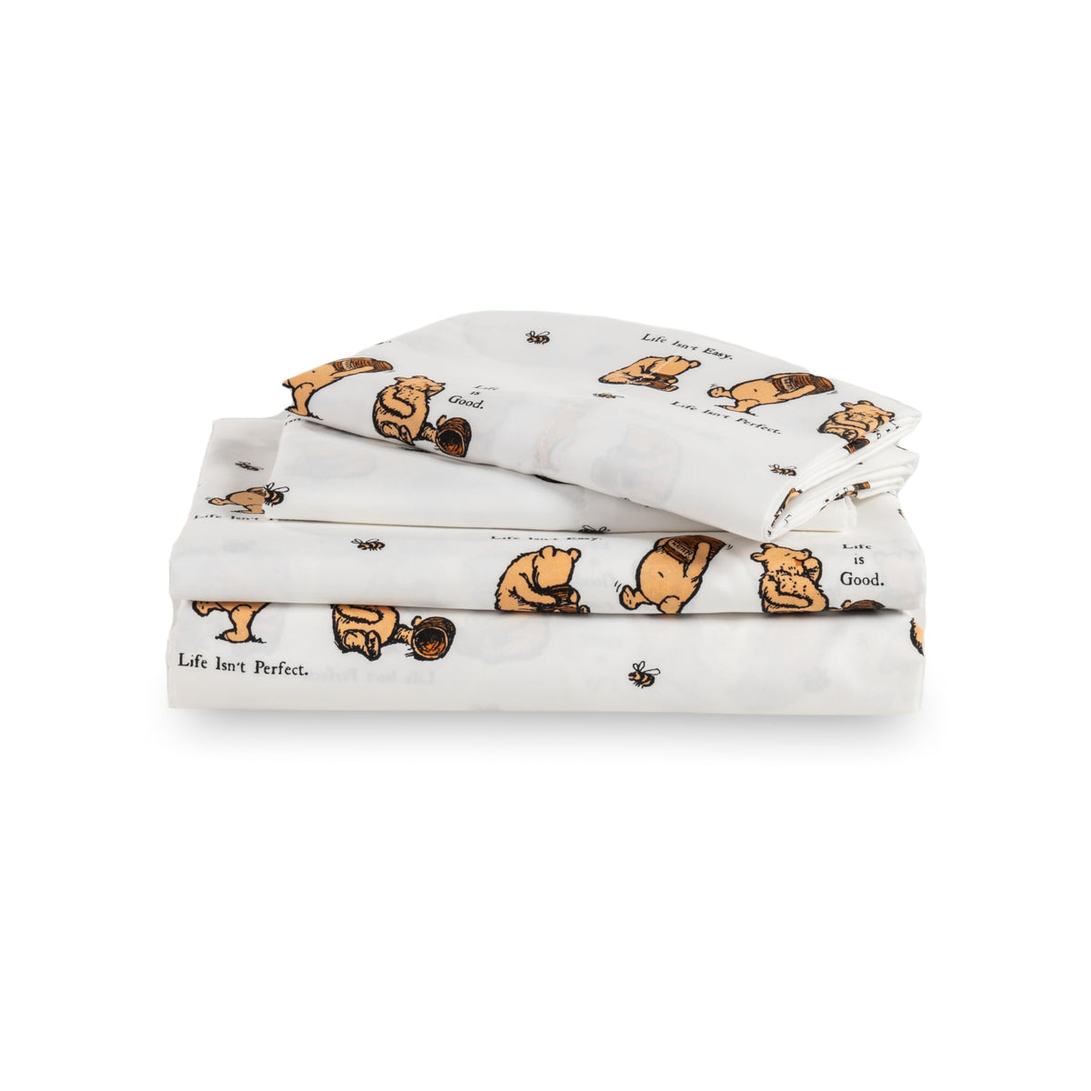 Berkshire Peanuts® Sheet Set Queen Size - 4 Pieces,Cute Character Snoopy Printed Soft Microfiber Bed Sheets,Peanuts Poses and Paws Grey