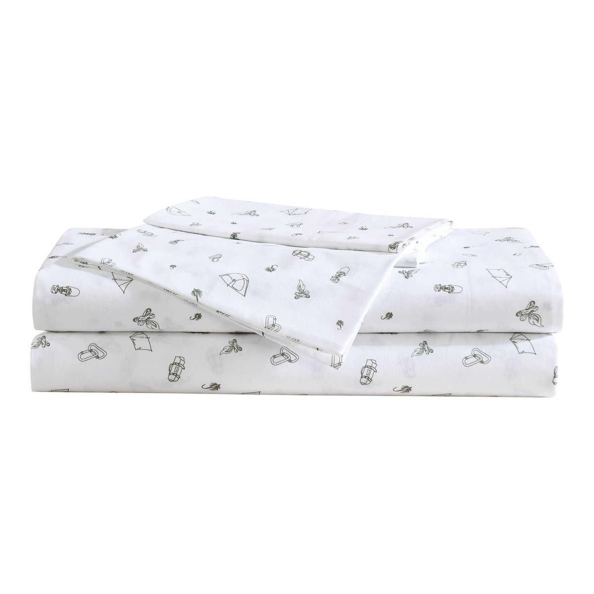 Eddie Bauer - Twin Size Sheet Set with Fitted Sheet & Pillowcase