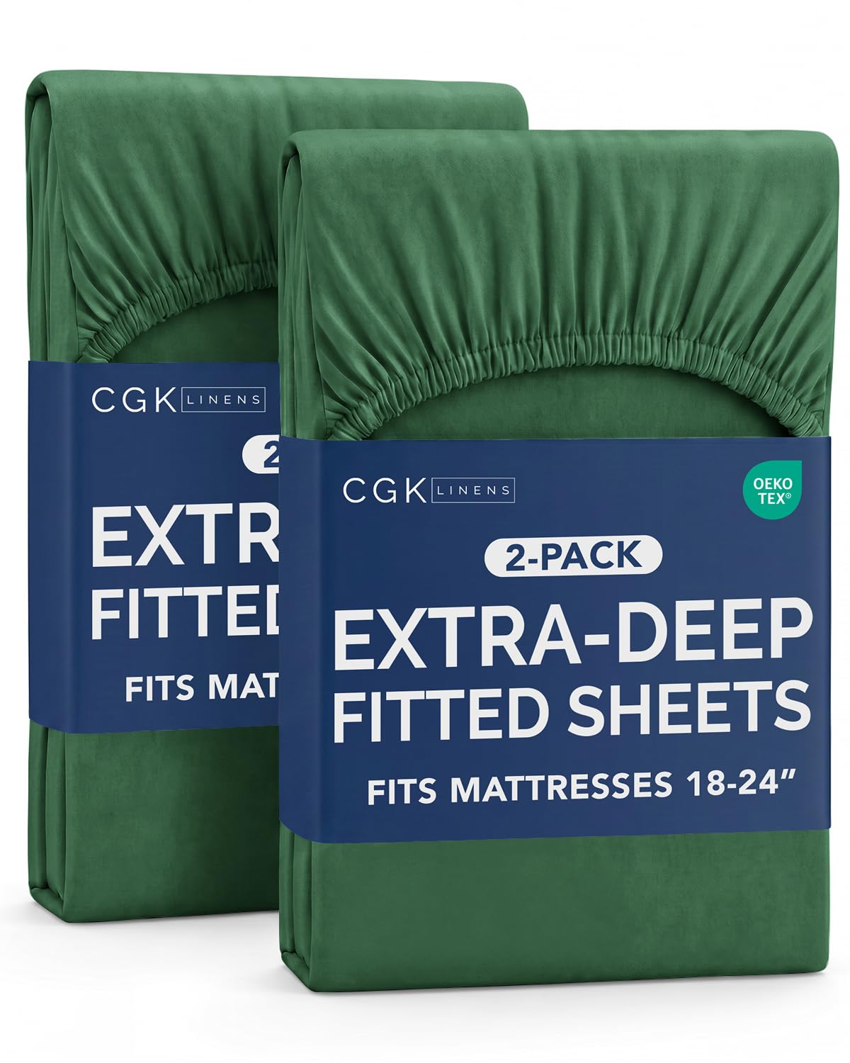 CGK Extra Deep Queen Single Fitted Sheet Only - Brown
