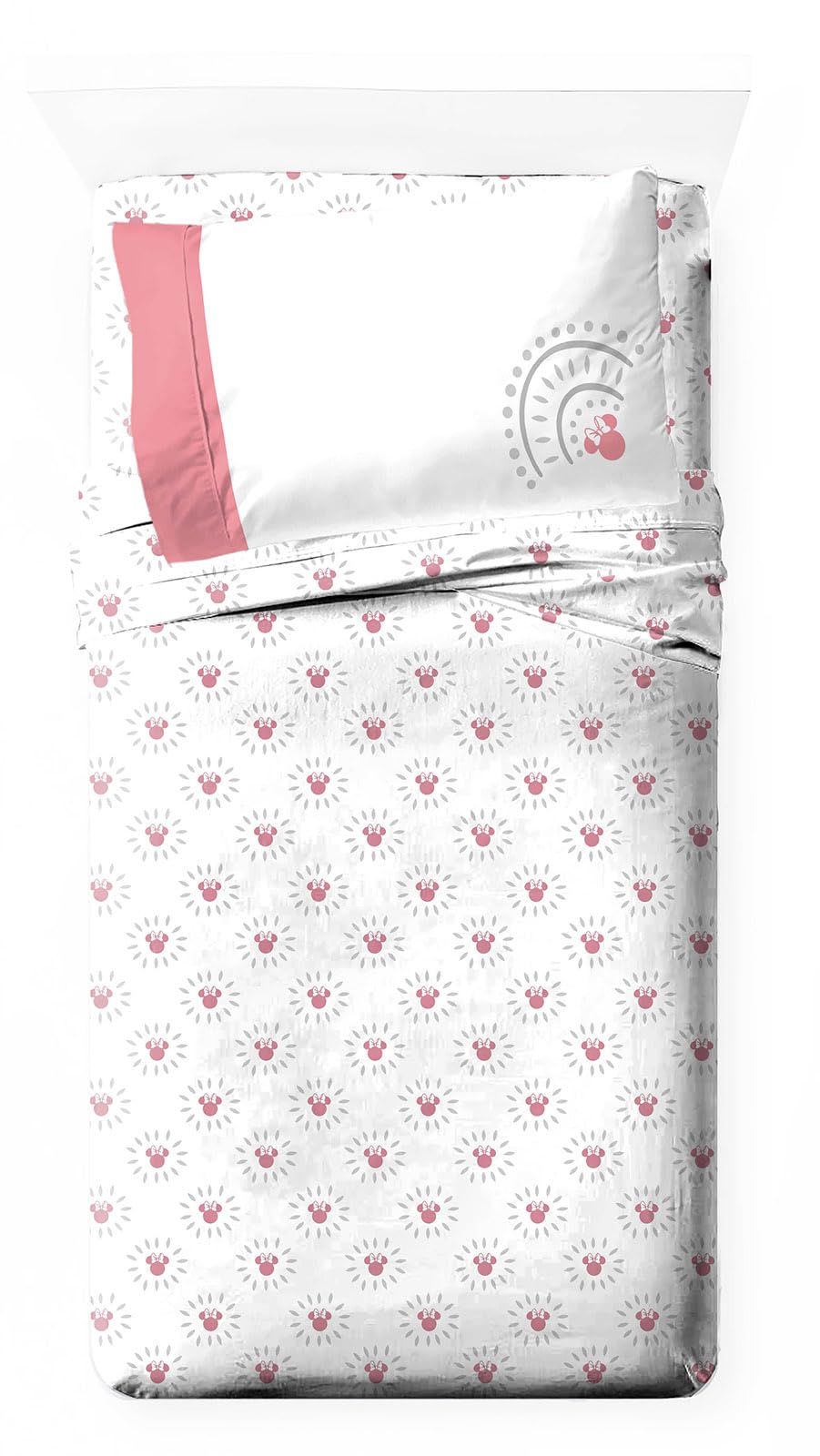 Jay Franco Sheet Set with Fitted, Flat Sheets & Pillow Cover - Ultra-Soft Bedding with Pillowcase for Room Decor, Multi - Hello Kitty, 3 Piece Twin