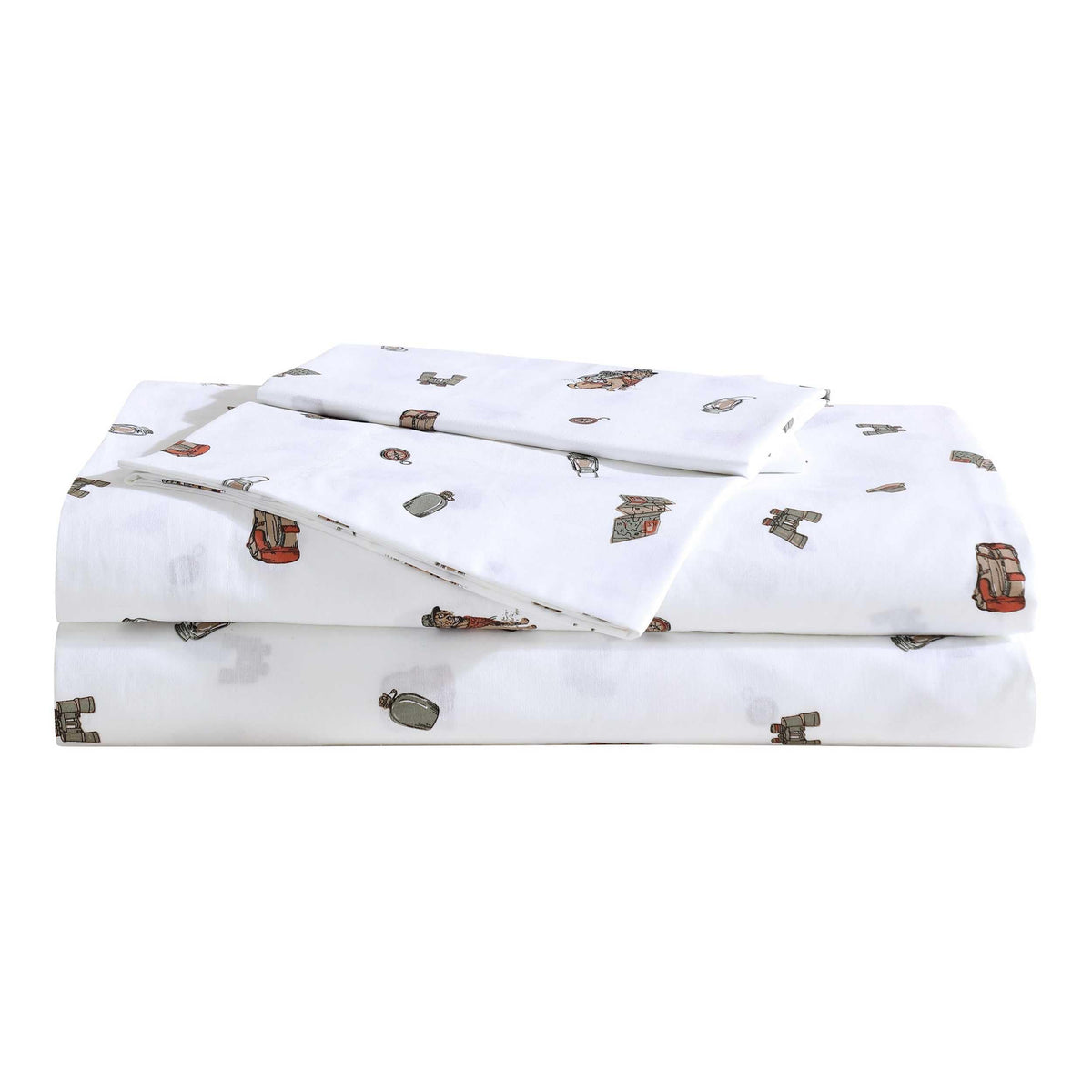 Eddie Bauer - Twin Size Sheet Set with Fitted Sheet & Pillowcase