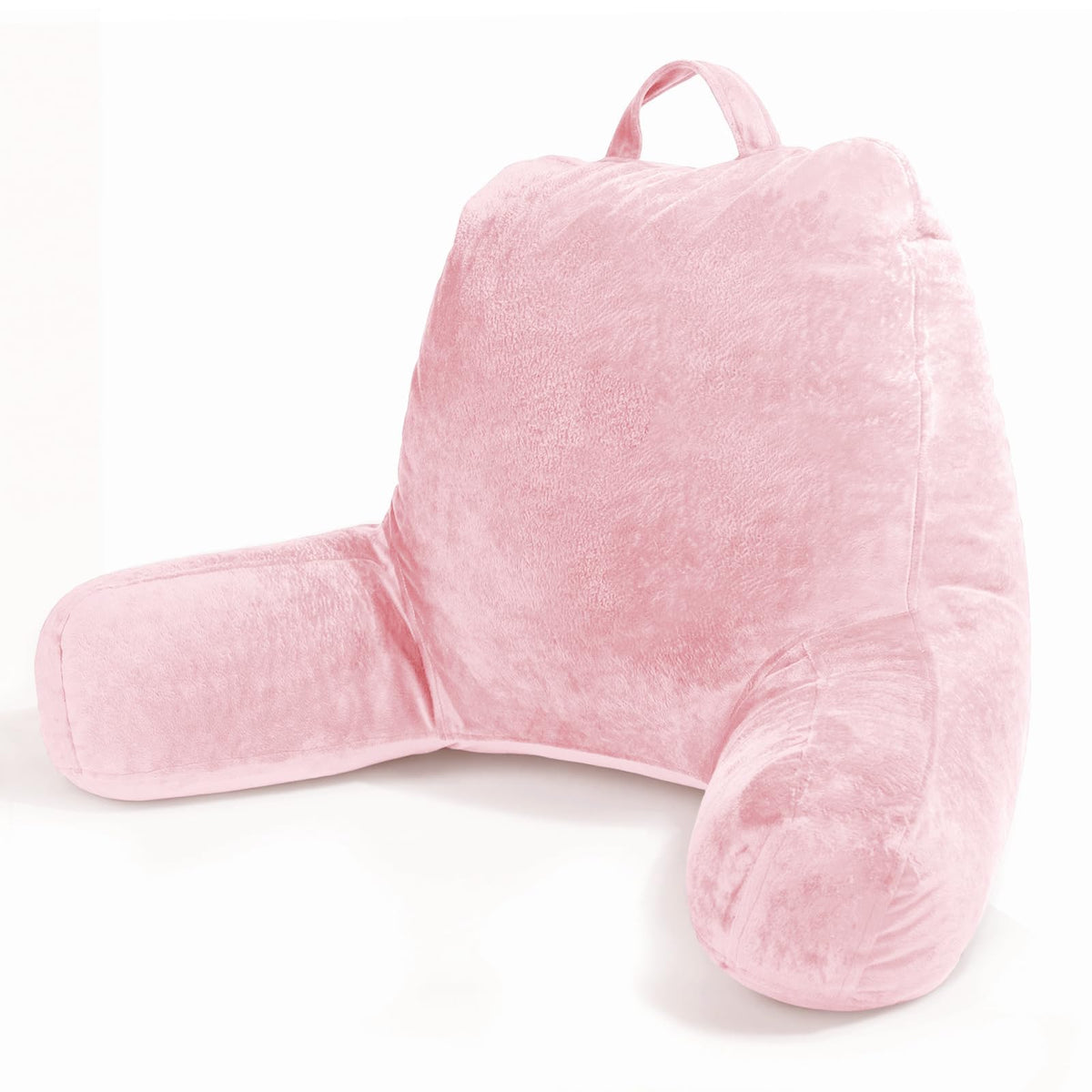 Sasttie Reading Pillow for Bed, Back Pillow for Sitting Up, Dark Grey