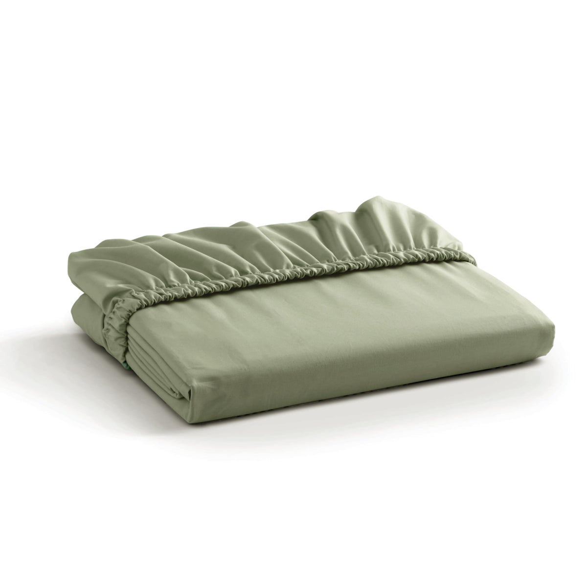 Linen Home Queen Size Fitted Sheet only 100% Cotton Percale, White