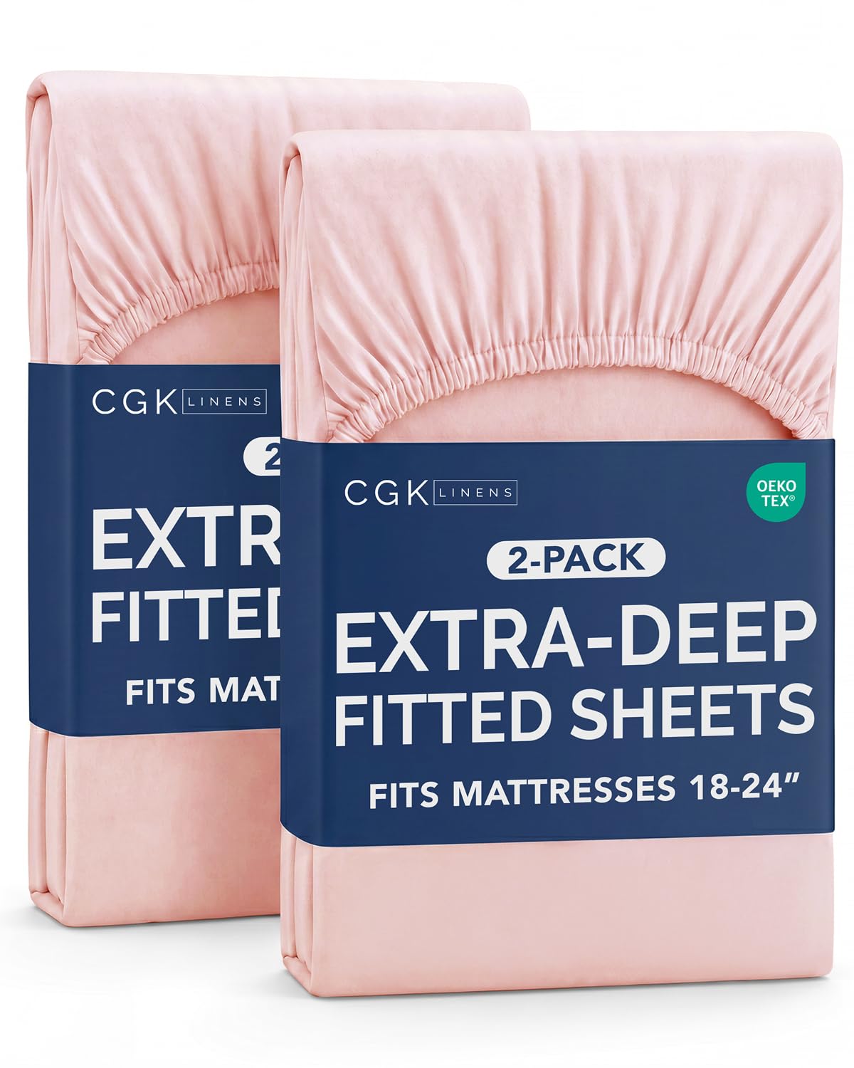 CGK Extra Deep Queen Single Fitted Sheet Only - Brown
