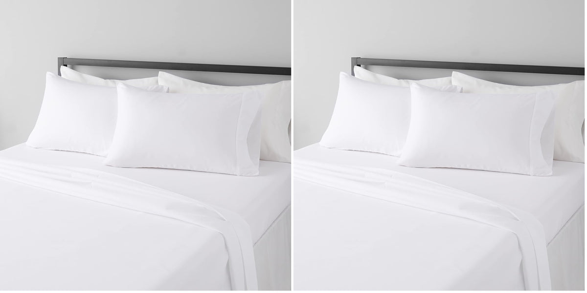 Amazon Basics Lightweight Super Soft Easy Care Wrinkle-Free Breathable Brushed Microfiber 3-Piece Bed Sheet Set with 14-Inch Deep Pockets, Twin, Dark Gray, Solid